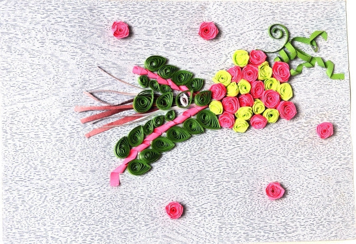 Rose Bouquet Greeting Card