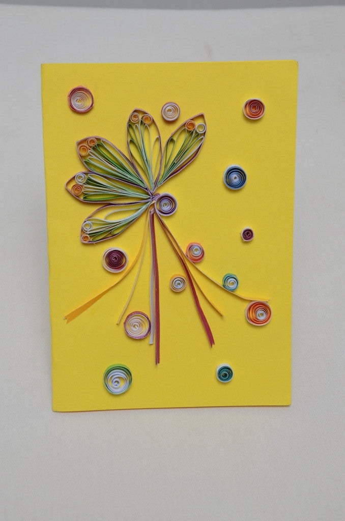 Yellow Greeting card