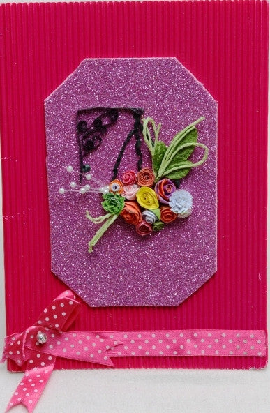 Greeting Card - Dark Pink